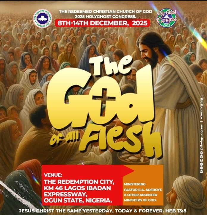 RCCGINTERCONTINENTALPRAYERRAIN | RCCG HOLY GHOST CONGRESS (DAY TWO ...