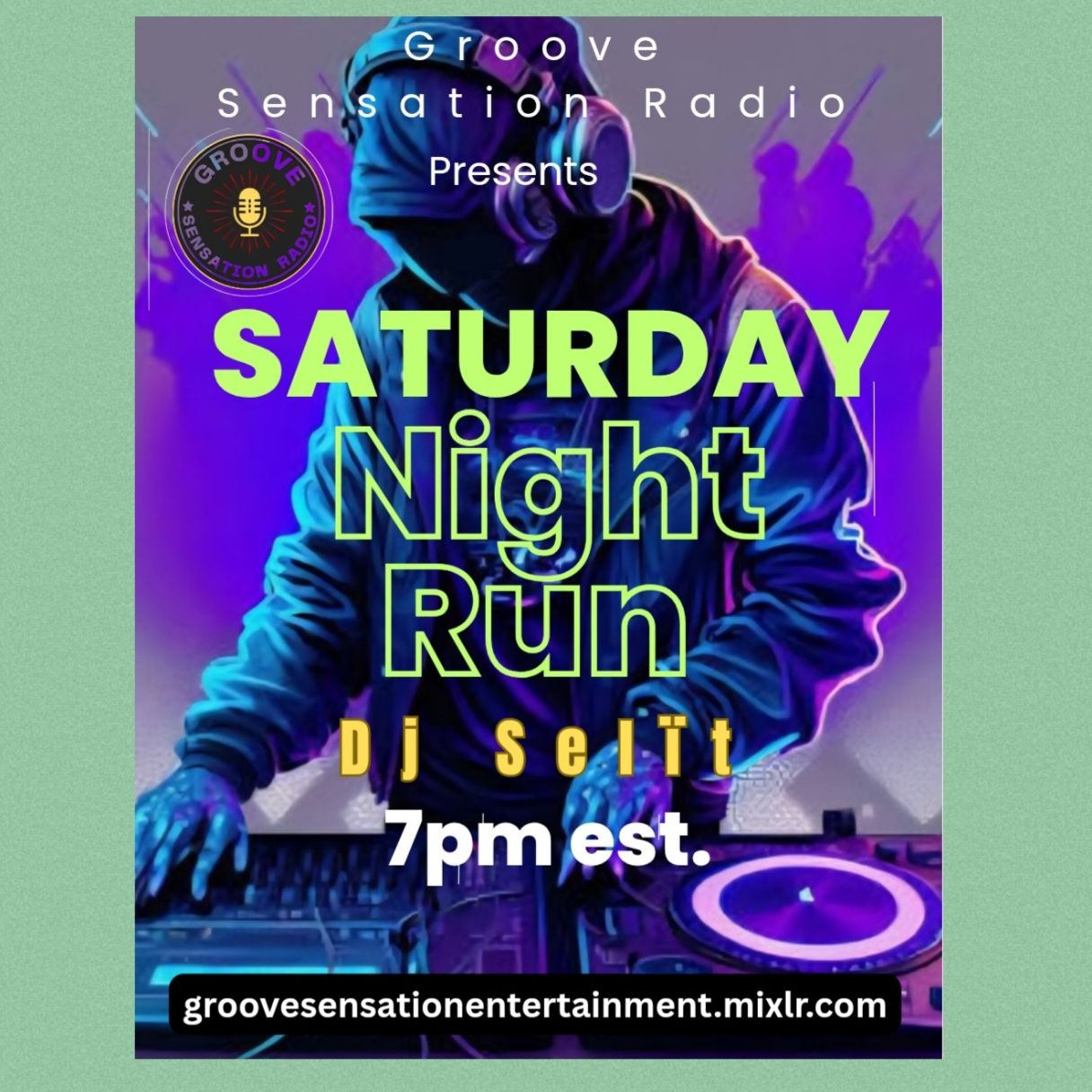 Dj Selït "Saturday Night Run" episode artwork