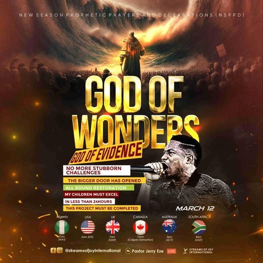 NSPPD | GOD OF WONDERS, GOD OF EVIDENCE [DAY 4] || NSPPD || 12TH MARCH 2026