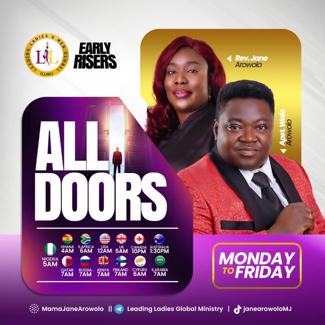 Mama Jane Arowolo | EARLY RISERS. NOTHING MISSING NOTHING BROKEN. DAY 4