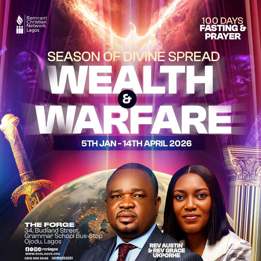 RCNLagos | Wealth and Warfare | Rev Austin Ukporhe || 100 Days Prayer ...