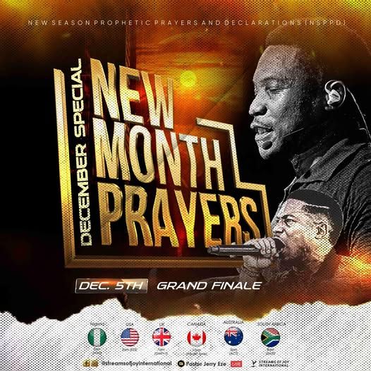 NSPPD | DECEMBER SPECIAL NEW MONTH PRAYERS [GRAND FINALE] || NSPPD ...