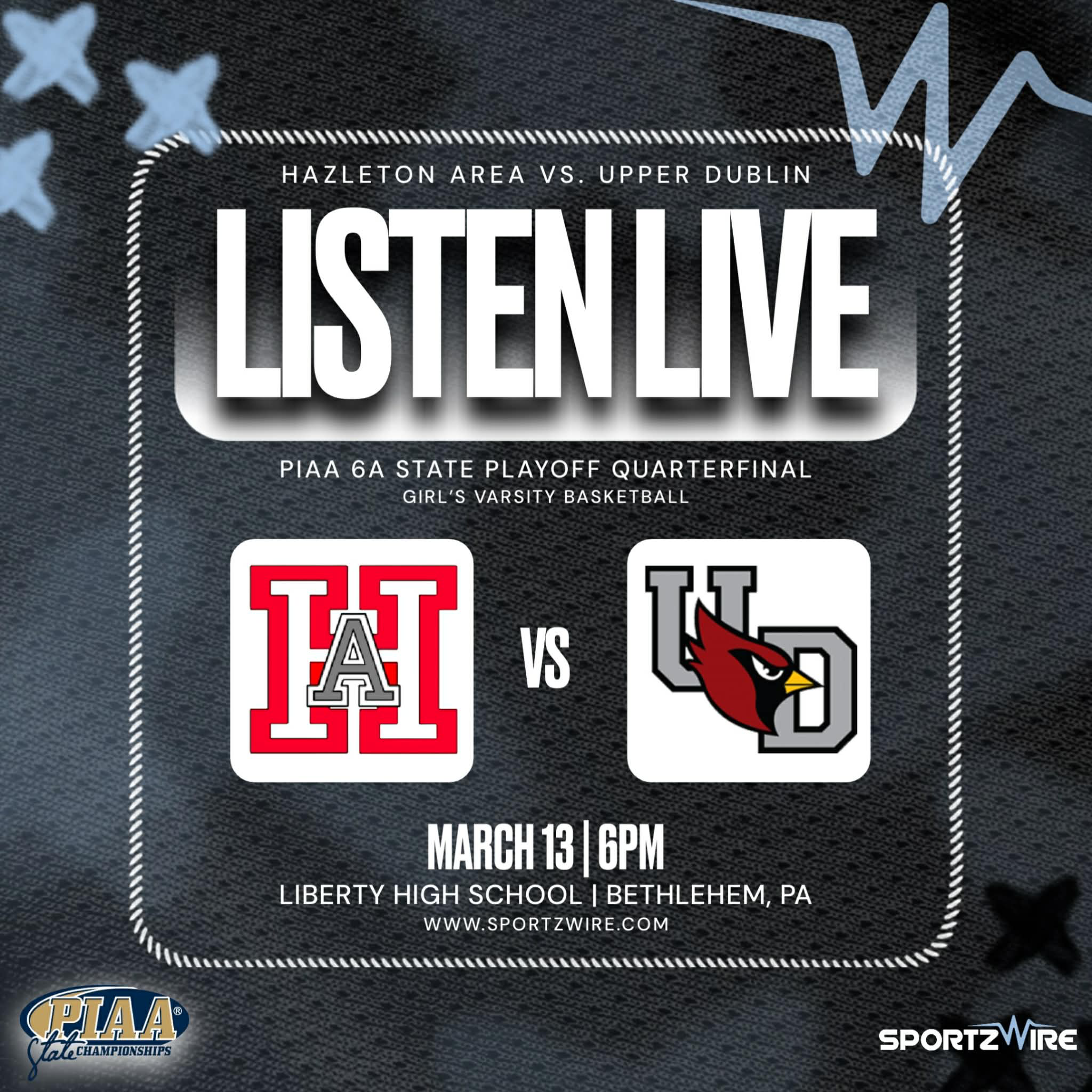 SportzWire | PIAA GIRLS 6A QUARTERFINALS: Hazleton vs Upper Dublin 3-13-26
